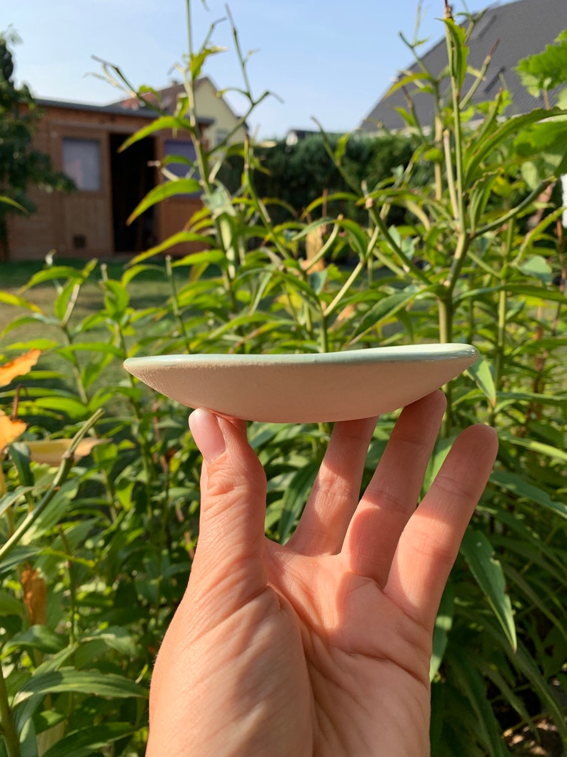 Jewelry bowl ceramic gypsophila image 9