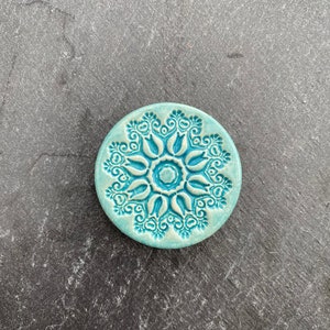 Magnet ceramic Karibikblau