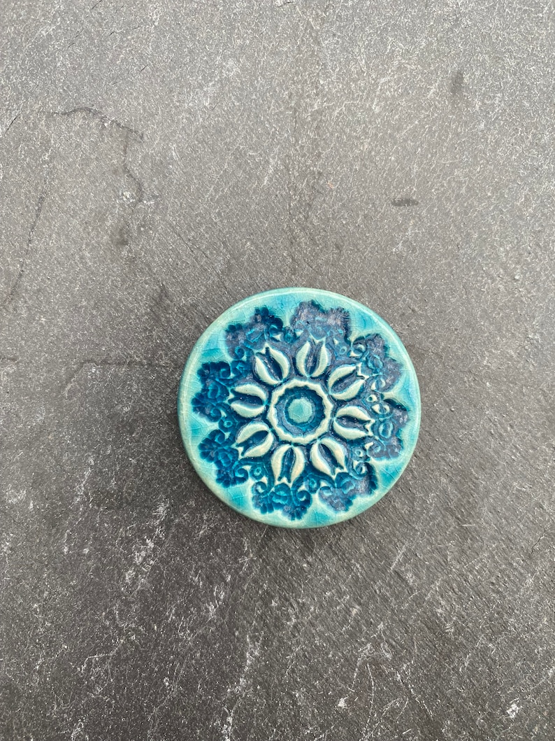 Magnet ceramic Orientblau