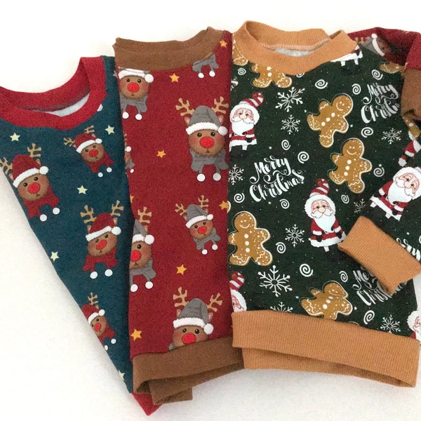 Sweatshirt Pullover Shirt Baby Child 62-110 Christmas Sweater