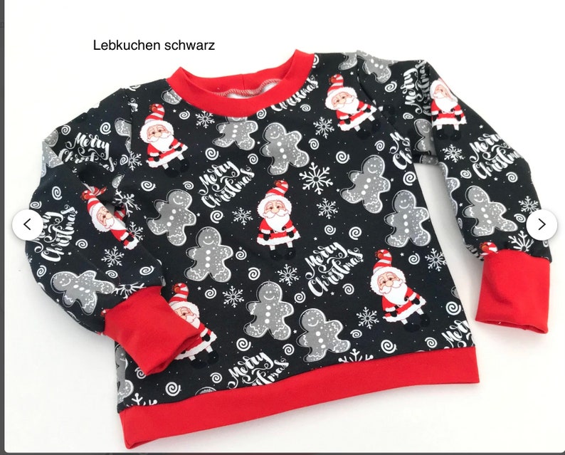 Sweatshirt Pullover Shirt Baby Kind 62-110 Weihnachtspullover Bild 9