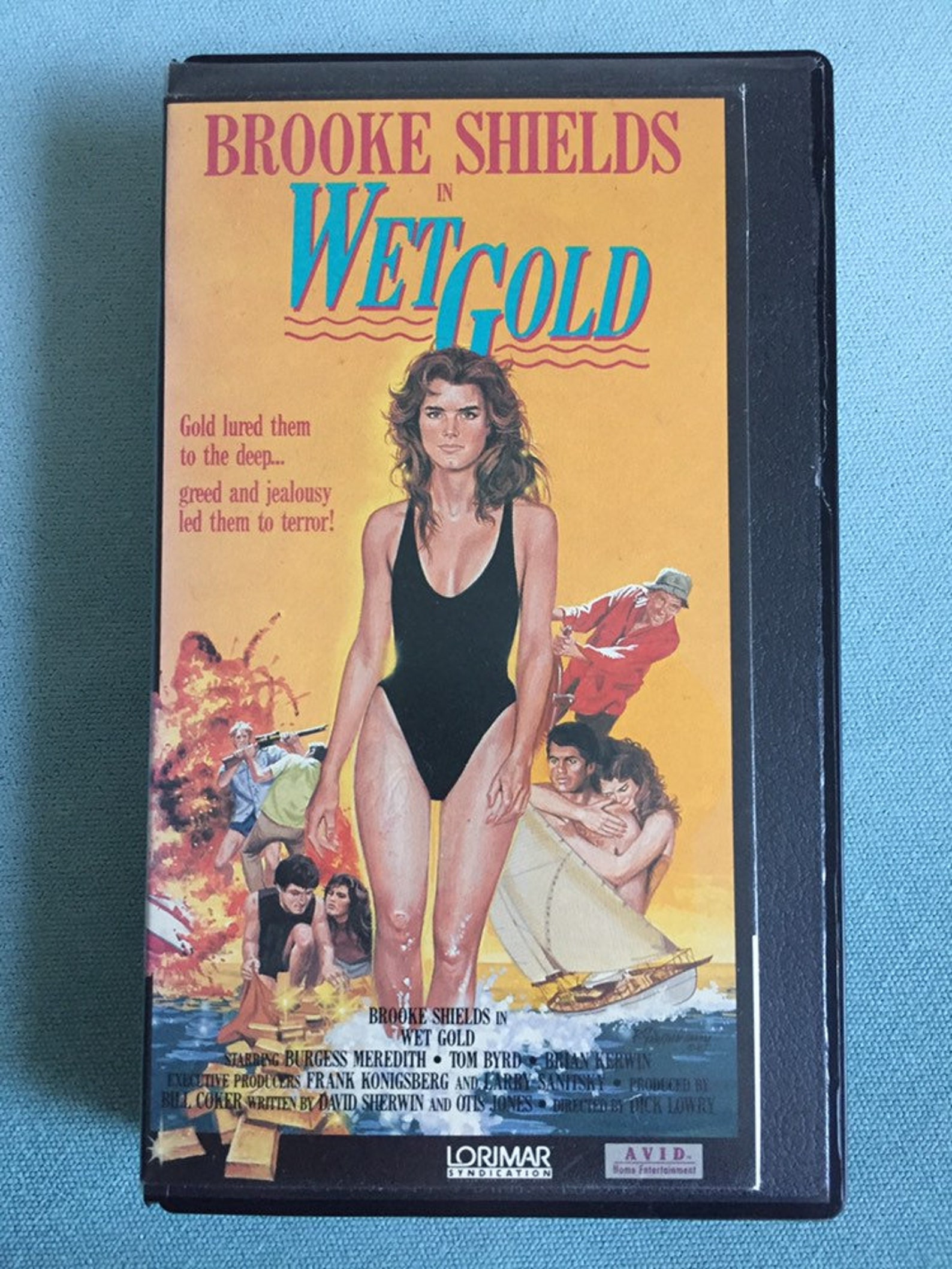 Wet Gold VHS Brooke Shields Vintage 1984 Movie Etsy UK