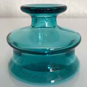 Dansk Design LTD Turquoise Glass Vase IHQ France Danish Design