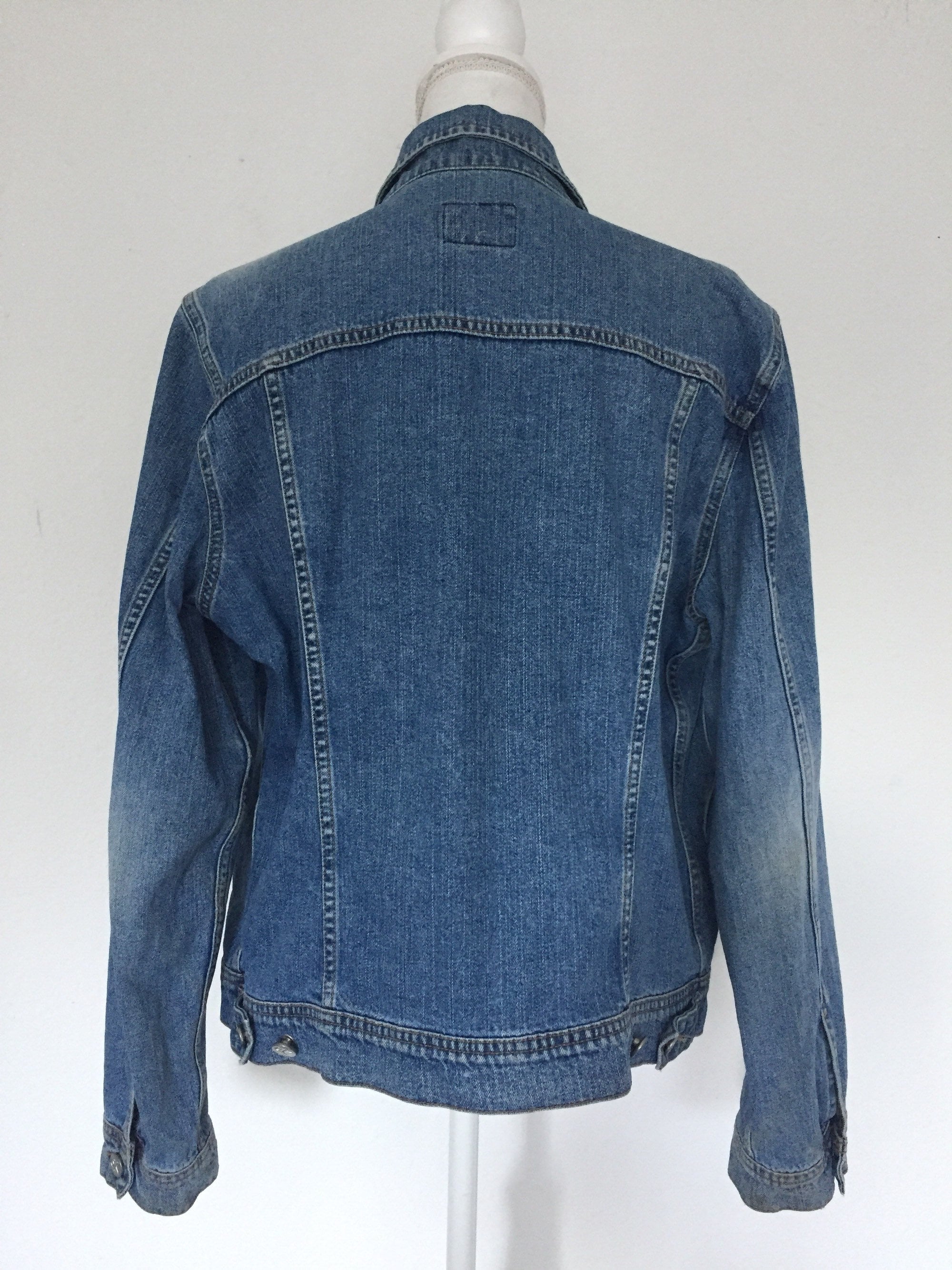 Vintage CK Calvin Klein Denim Jacket XL Classic Denim 90s Etsy UK