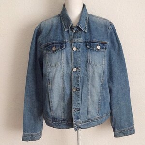 Vintage CK Calvin Klein Denim Jacket XL Classic Denim 90s Denim Jacket