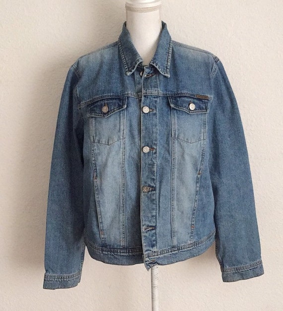 Vintage CK Calvin Klein Denim Jacket XL Classic De