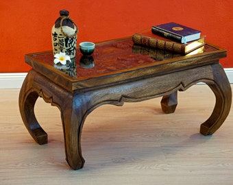 Carved Wood Table Etsy