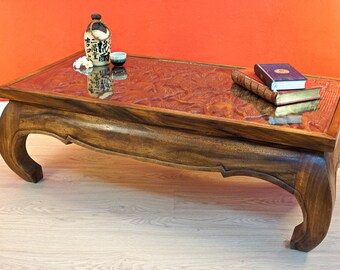Carved Coffee Table Etsy