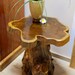 Side Table Solid Wood Teak Tree Trunk Living Room Couch Coffee Table ...
