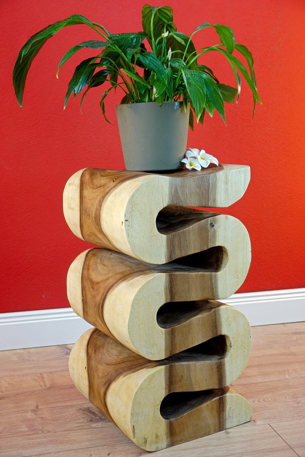 50cm Wooden Side Table Solid Solid Wood Living Room Table in Etsy