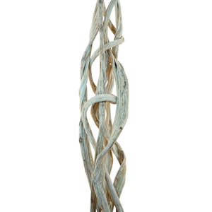 Liana wood decorative sculpture 180-200 cm Exotic driftwood sculpture for living room, bedroom or hallway with washed out liana wood image 5