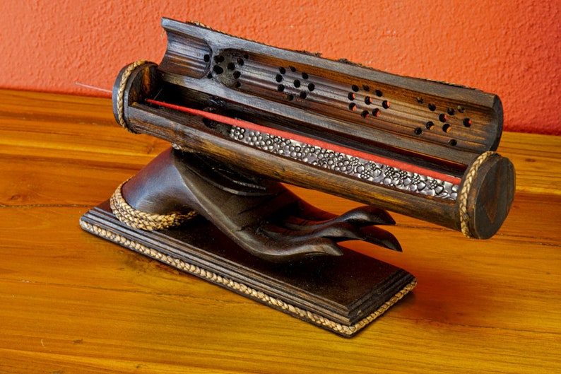 Download Incense holder with box & lid Holder for incense sticks | Etsy