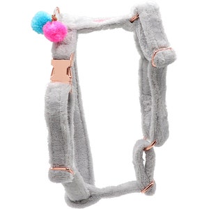 Dog harness &quot;Cashmere Silver&quot; Cuddly soft, almost like cashmere