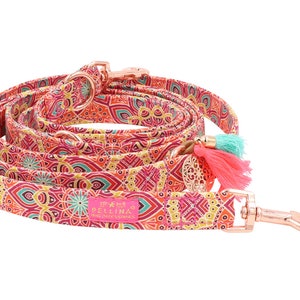 Happy 3-way dog leash Hippie, adjustable dog leash, dog leash Ibiza, city leash