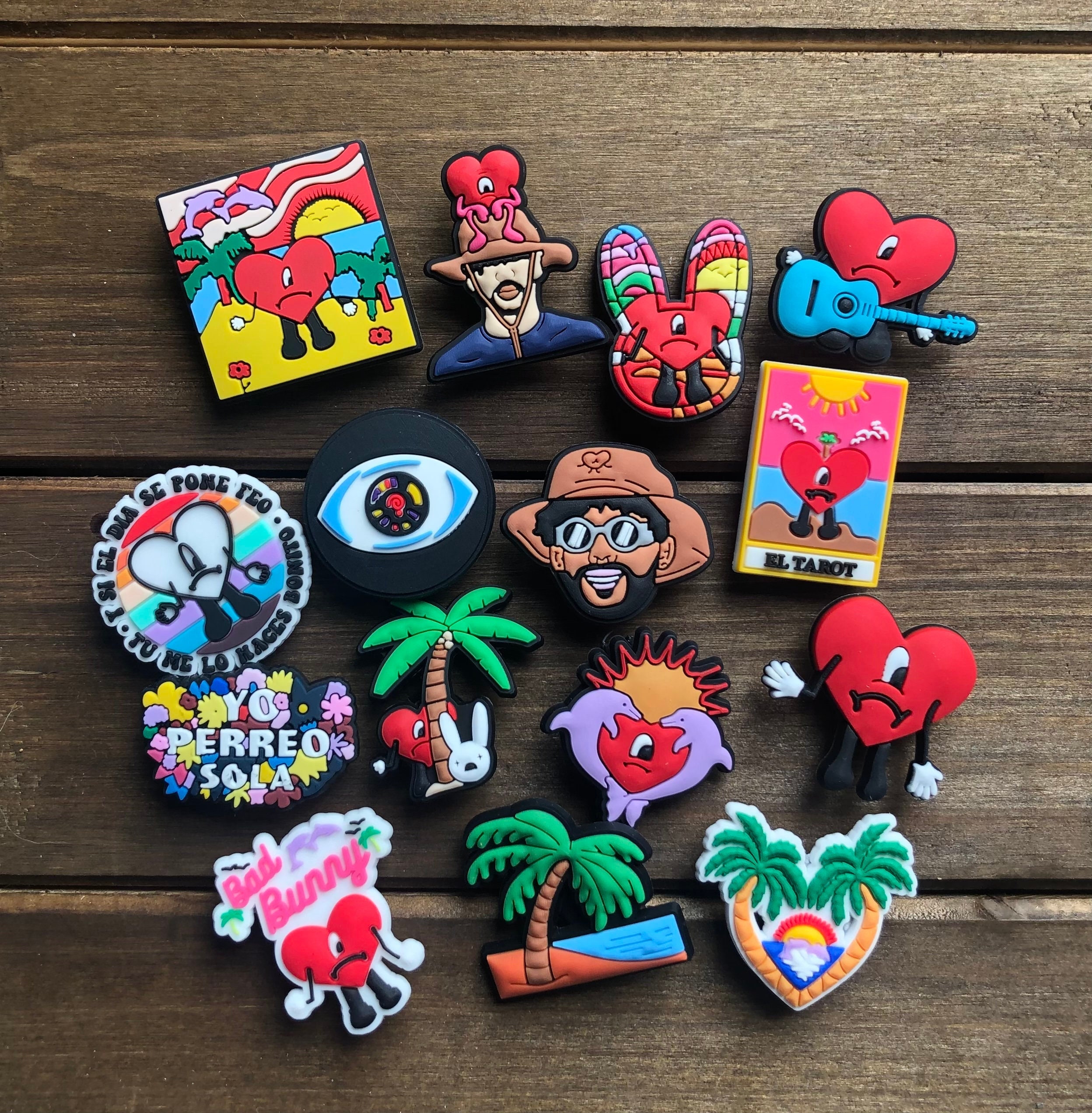 croc bad bunny charms