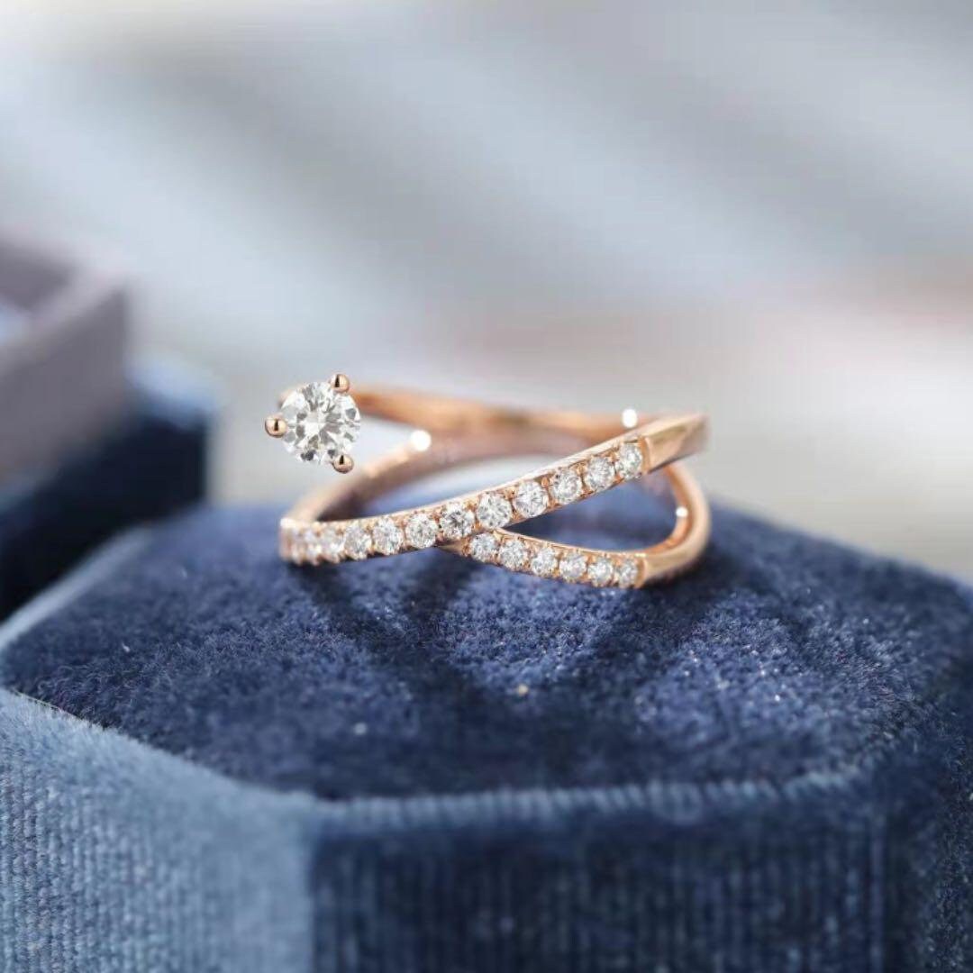 K18 Ring - Etsy