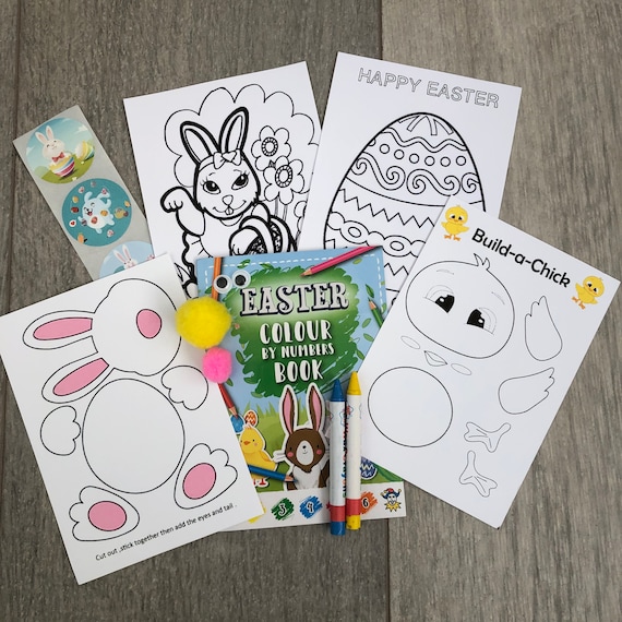 Easter Activity Pack, Easter Fun, Easter Crafts , Unisex, gifts, A6 12x16cm
