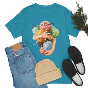 Winter is Coming Get Knitting - Unisex Jersey Short Sleeve Tee
