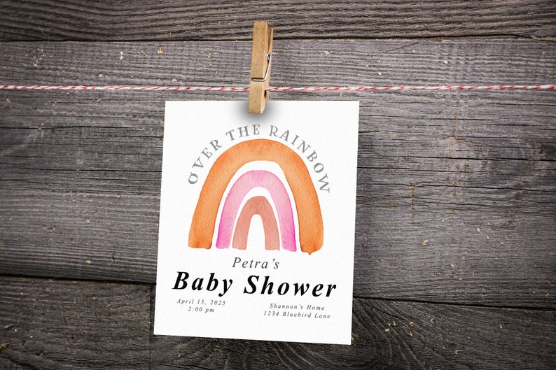 Boho Rainbows Handpainted Colorful Rainbows in warm browns 16 watercolor clipart graphics pinks and more.
