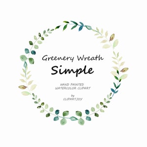Premade Greenery Wreath Clipart: Aquarelle Graphic. Un cadre de feuille avec feuillage botanique rustique. Téléchargement numérique (en anglais) Png. Utilisation commerciale.