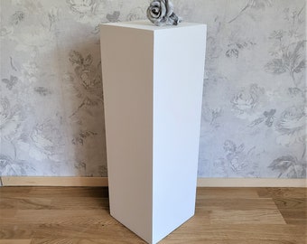 Wolkenstube decorative column white, column white, pedestal, cornice, base, gallery base white, flower stand