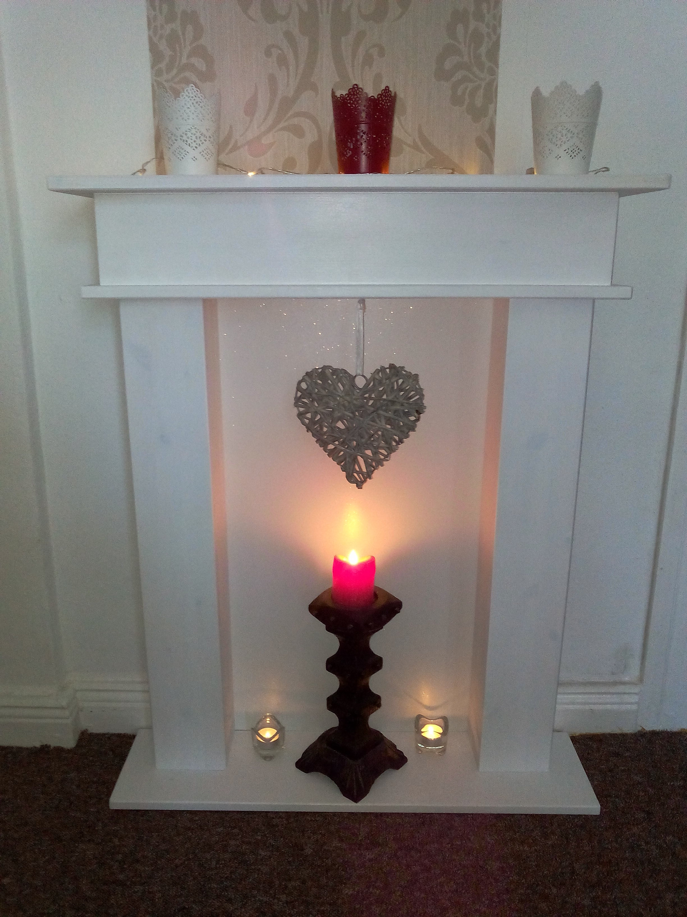 Decorative fireplace glitter fireplace border Etsy