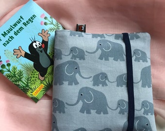 Pixi book cover “Elephant” for 10-12 Pixi books/Pixi book bag/children’s birthday party
