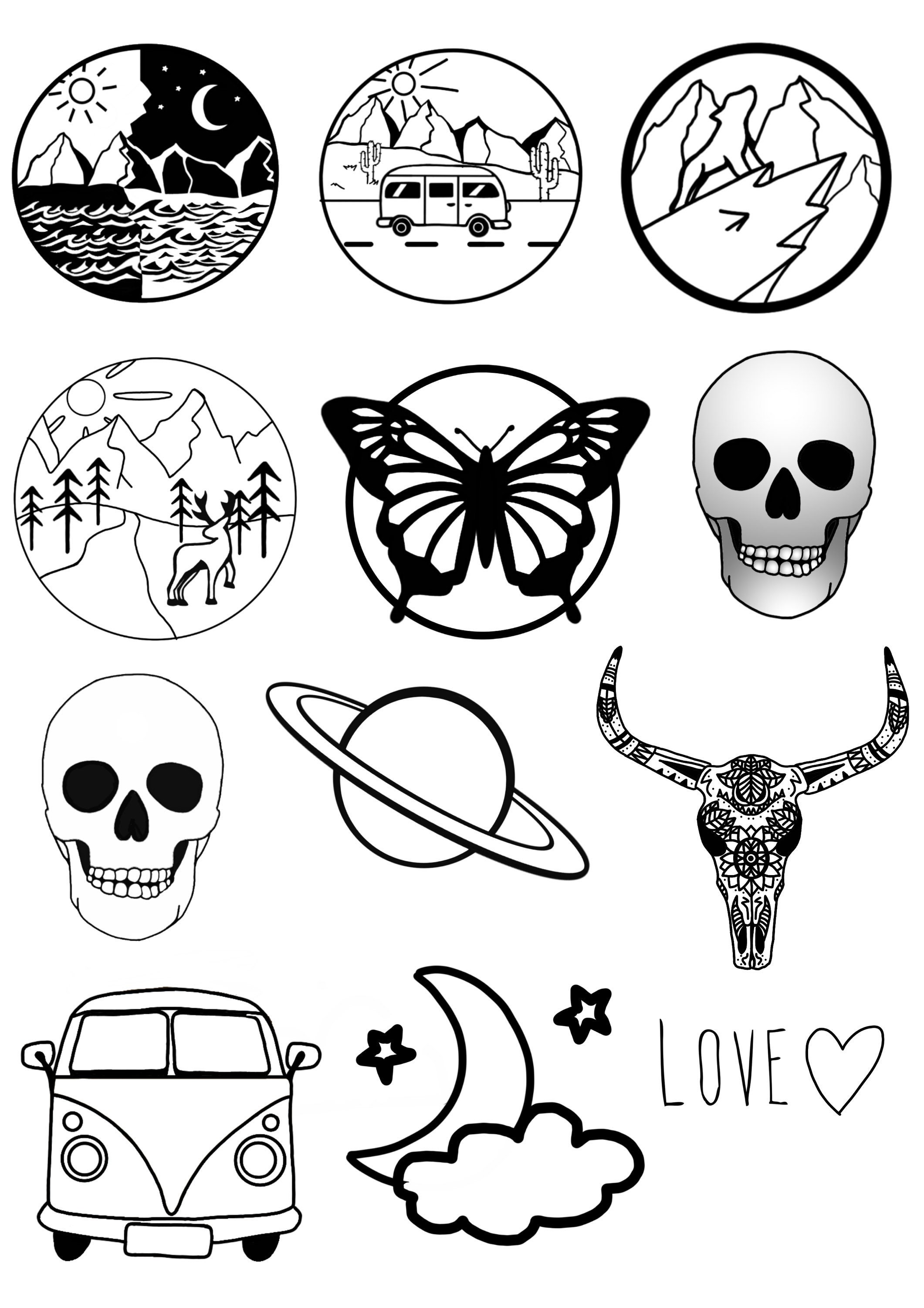Art & Collectibles decoration Black and White Sticker Pack! multiple