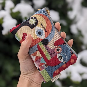 Picasso Hund,  Geldbeutel, Mini Tasche, Geschenk
