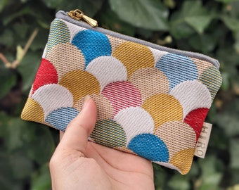 Happy French Mini zipper pouch