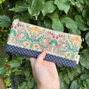 Pencil case, Japanese Cats, neko, Flower, gift for cat lovers, stationary lover