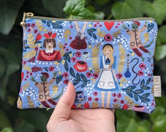 Alice in wonderland zipper pouch, gift