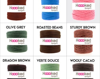 HOOOKED Zpagetti rolls different colors 850 grams - 120 meters