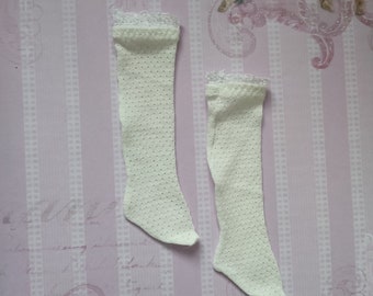 Lange Socken, Kniestrümpfe ca 11 cm/ Little Darling Outfit für 32 cm (12-13 Inch) Puppen