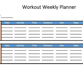 Seguimiento del planificador de entrenamiento semanal de fitness, fitness semanal, seguimiento de dieta, plan de entrenamiento, mantenerse en forma