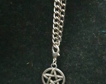 Bettelarmband mit Pentagramm Anhänger Charm