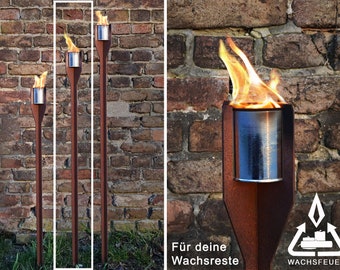 WACHSFEUER schlank 1300