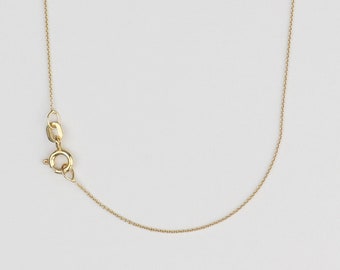 FINE ANCHOR CHAIN - 925 silver/gold-plated, chain without pendant, anchor chain, classic chain, fine link chain, silver everyday chain for her