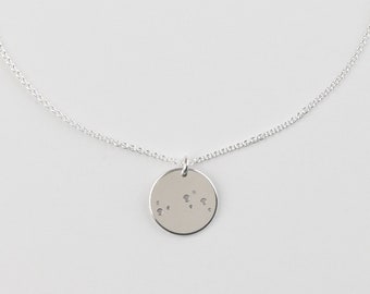 Collier pour enfants SIGNES DU ZODIAQUE BÉLIER - Argent 925, collier en filigrane, spécial pour un anniversaire, collier en argent, bijoux pour enfants doux