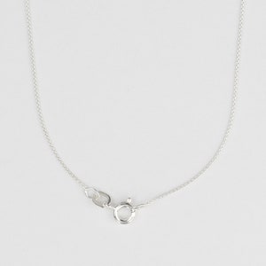 FINE ANCHOR CHAIN - 925 silver/gold-plated, chain without pendant, classic chain, fine link chain, silver everyday chain for her, filigree