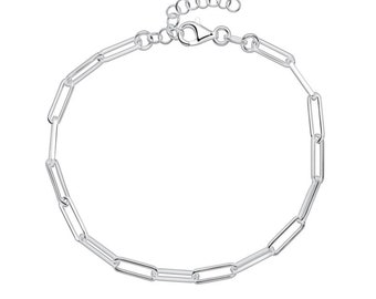 Kabelarmband - 925 Silber, 3mm, zierliches Kabelarmband, filigraner Silberschmuck, Geschenk für sie, modisches Armband, Geburtstagsgeschenk