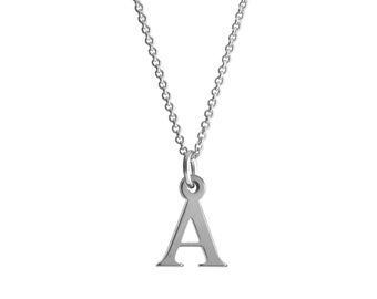 Halskette - BUCHSTABE, 925 Silber, süsser Kinderschmuck, filigranes Alphabet, besonderes Taufgeschenk, personalisierter Schmuck, Geburtstag