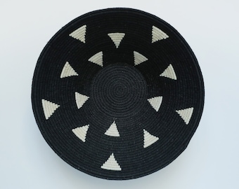 Handmade sisal bowl, wall plate, storage basket, L, 30 cm