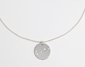 STAR SIGN CHAIN - Schorpioen, 925 zilver, filigraanketting, speciaal doopcadeau, gepersonaliseerde zilveren ketting, huwelijkscadeau