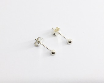 Ear studs children - SMALL BALL, 925 silver, gift idea for her, minimalist ear studs, cute children's jewelry, special gift