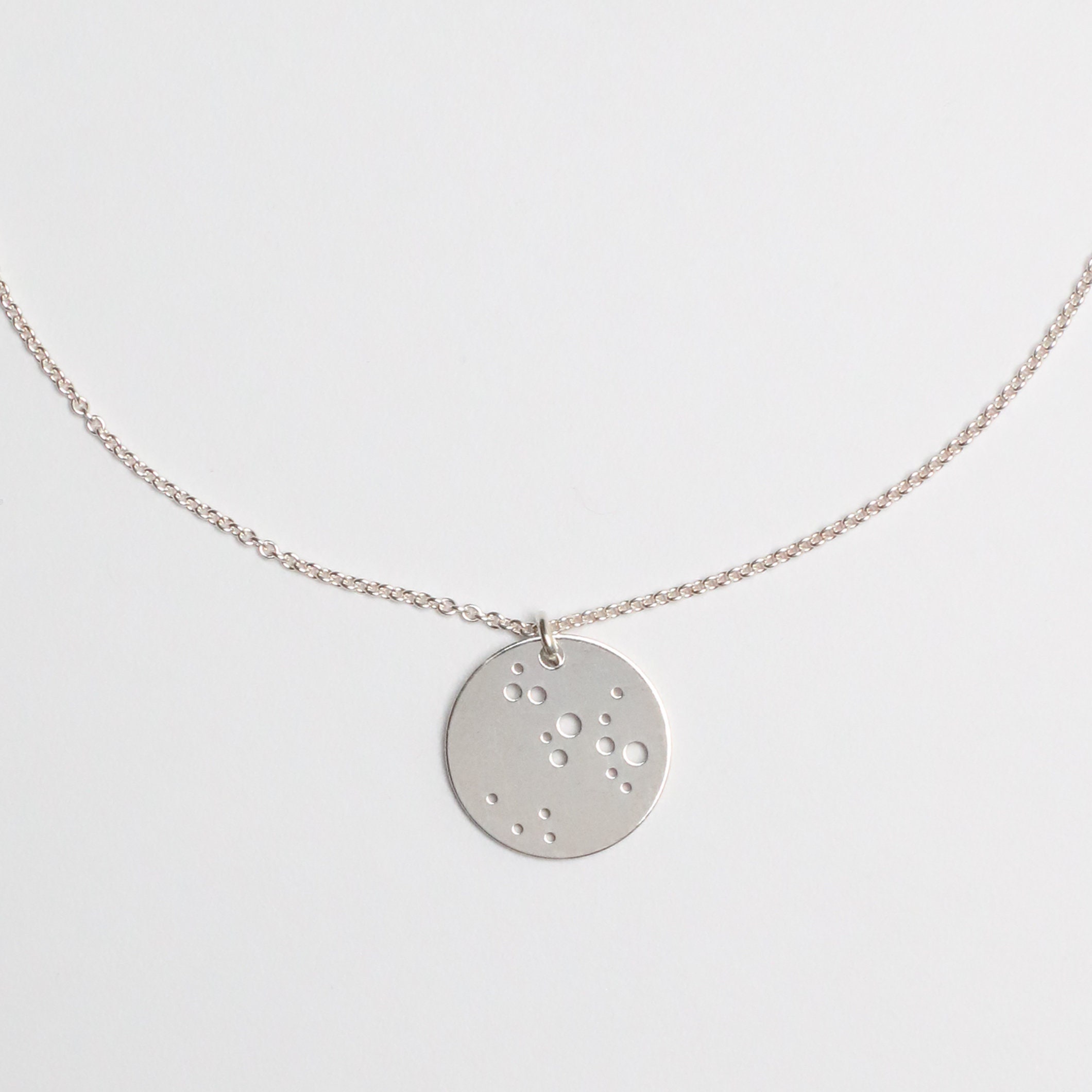 ZODIAC NECKLACE - Sagittarius, 925 silver, filigree chain, special christening gift, personalized silver chain, wedding gift