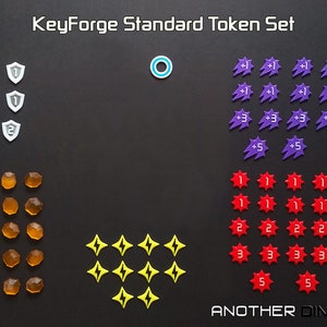 KeyForge Tokens Standard Set: 87 pcs