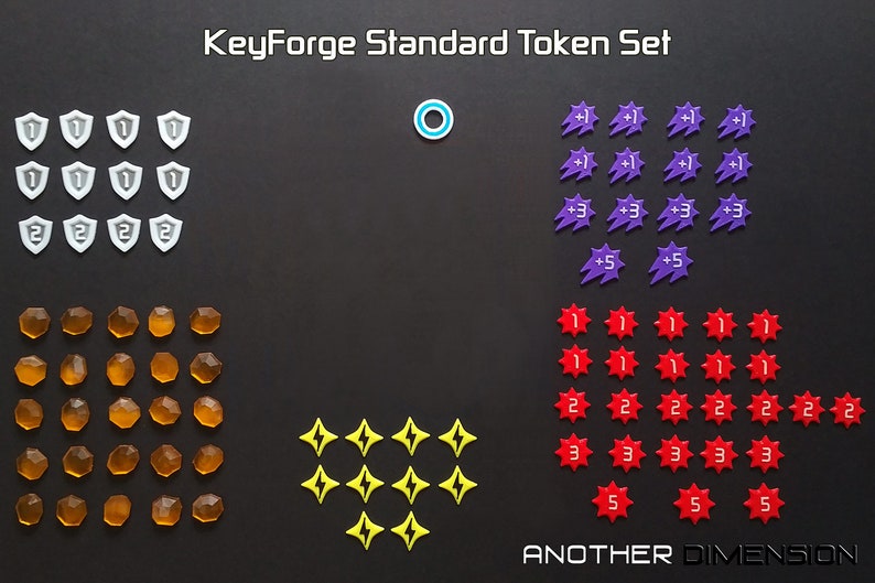 KeyForge Tokens Standard Set: 87 pcs