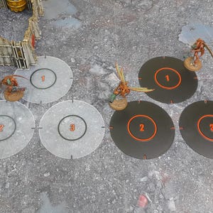 Kill Team Control Range Thin Objective Markers (90.8x0.6mm)