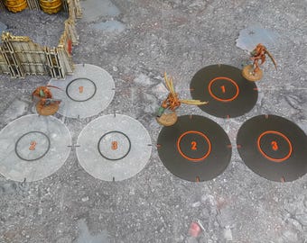 Kill Team Control Range Thin Objective Markers (90.8x0.6mm)